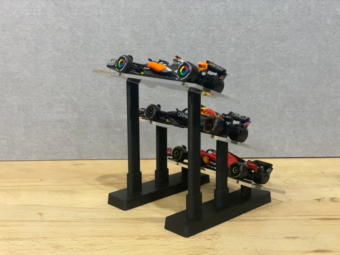 1:43 Scale Model Display Stand | 3 Tier (Angled)