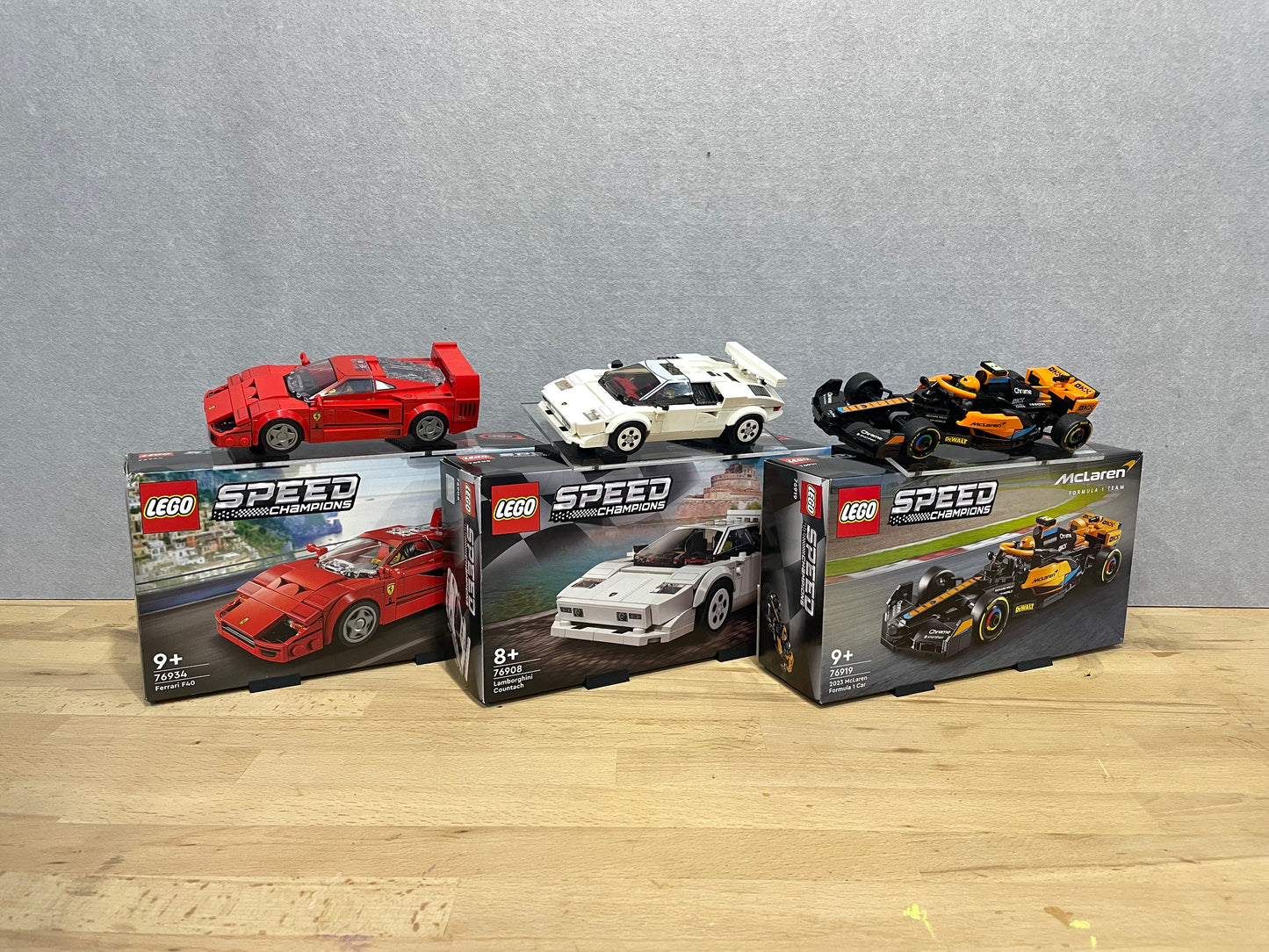 Speed Champions Display Stand | Wall-Mounted or Shelf Display for Model Cars & Boxes