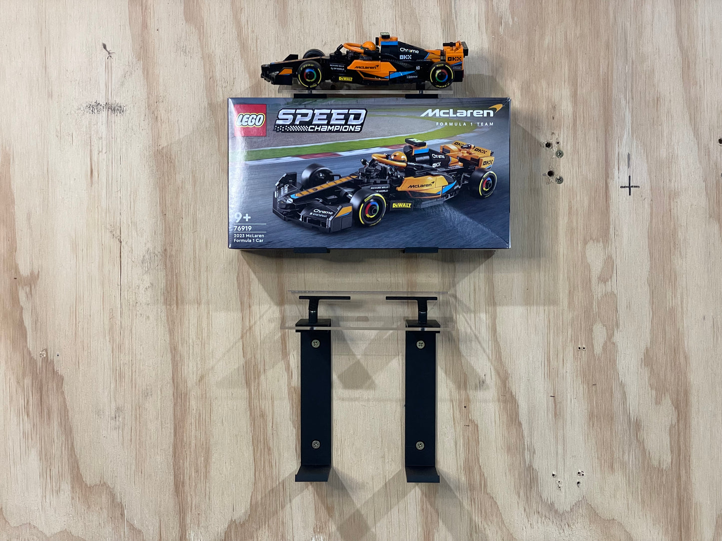 Speed Champions Display Stand | Wall-Mounted or Shelf Display for Model Cars & Boxes