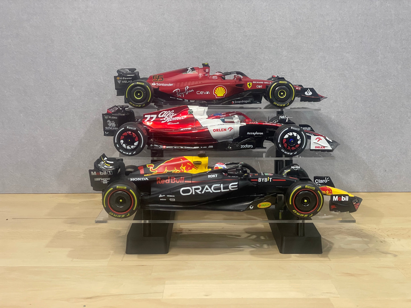 Scale Model Level Display Stand | 3 Tier | 1:18 Scale