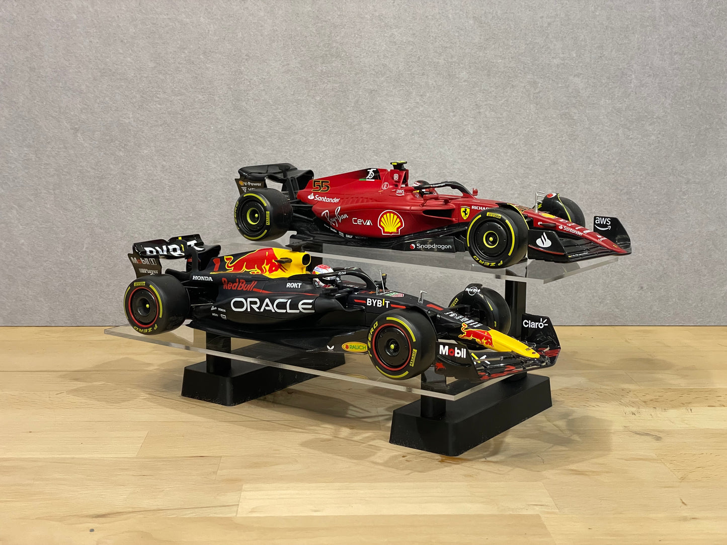 Scale Model Level Display Stand | 2 Tier | 1:18 Scale