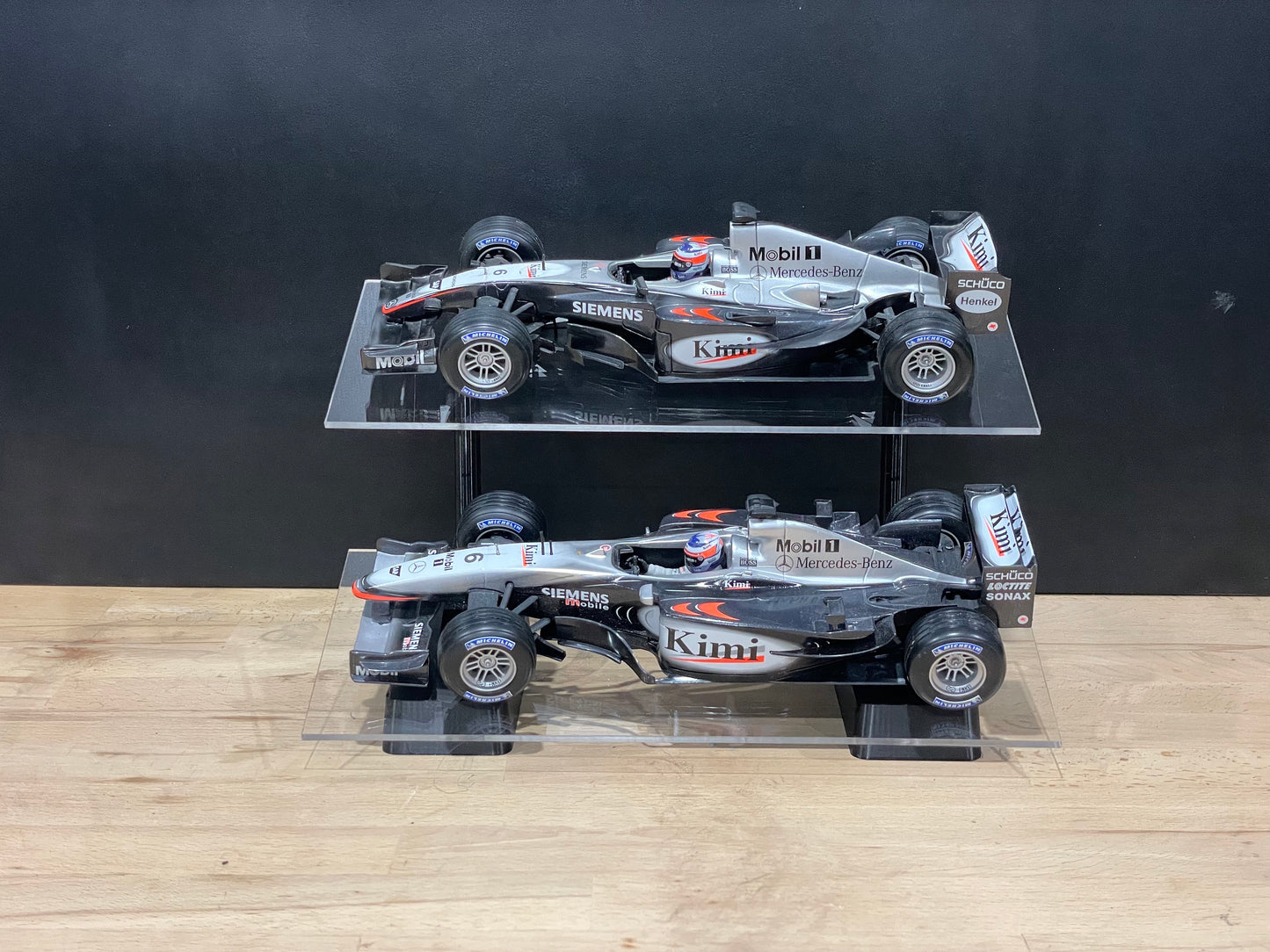 1:18 Scale Model Display Stand | 2 Tier (Angled)