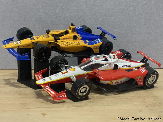 Scale Model Angled Display Mounts |  1:18 Indy Car Models