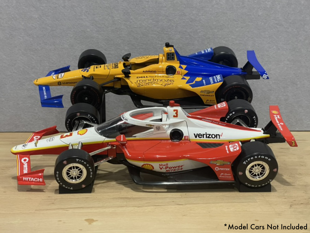 Scale Model Angled Display Mounts |  1:18 Indy Car Models