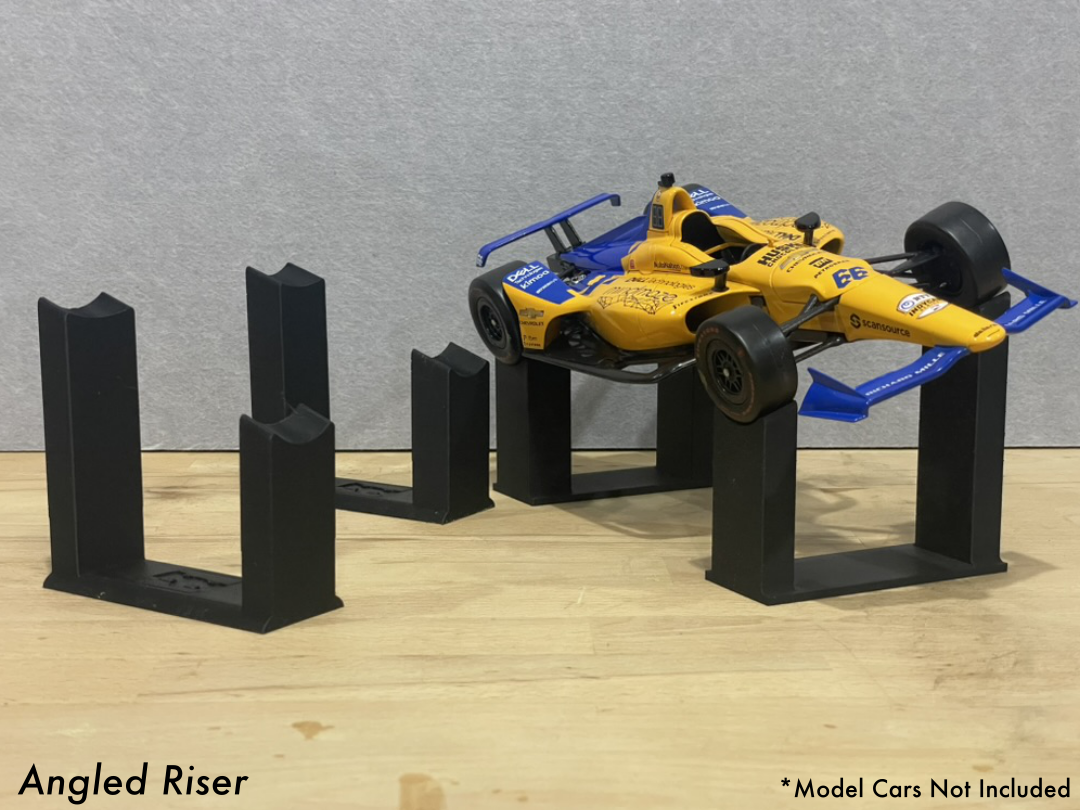 Scale Model Angled Display Mounts |  1:18 Indy Car Models