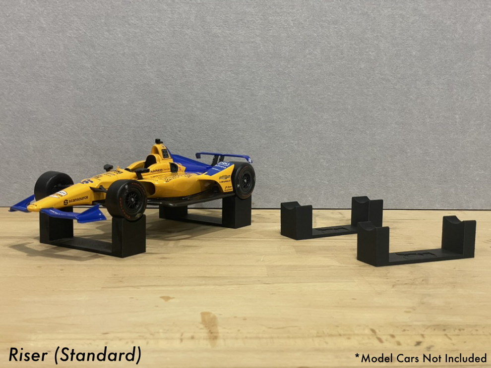 Scale Model Display Risers | 1:18 Indy Car Models – printJAM