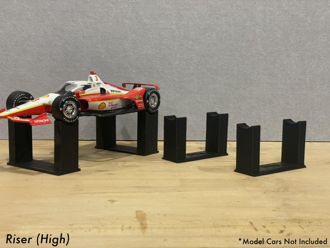 Scale Model Display Risers |  1:18 Indy Car Models
