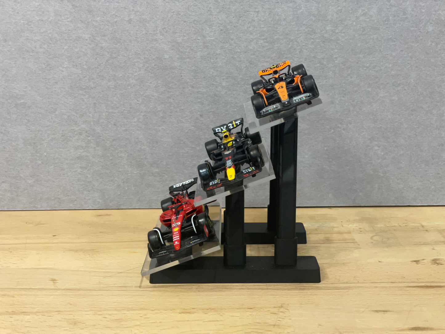 1:43 Scale Model Display Stand | 3 Tier (Angled)