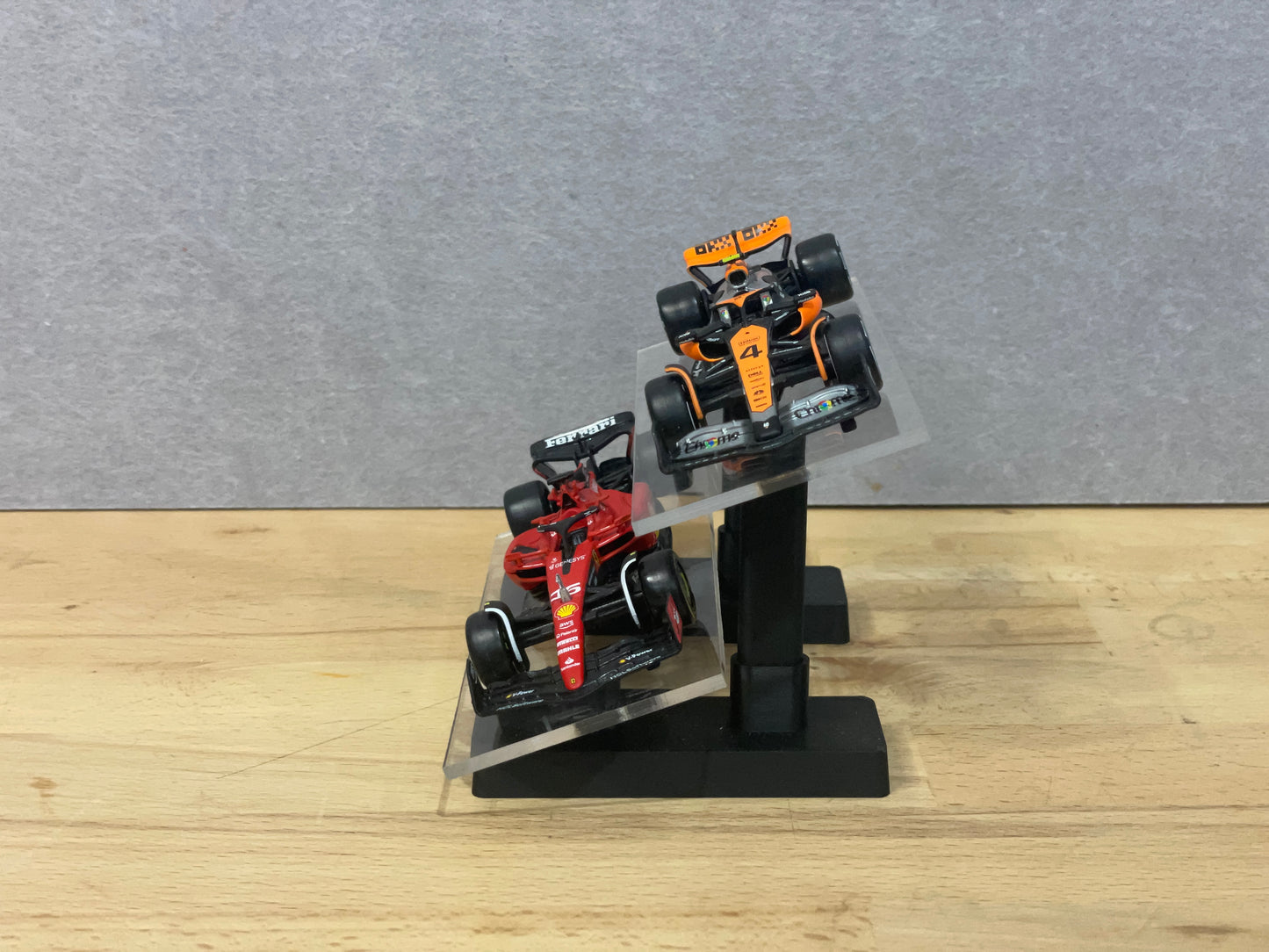 1:43 Scale Model Display Stand | 2 Tier (Angled)