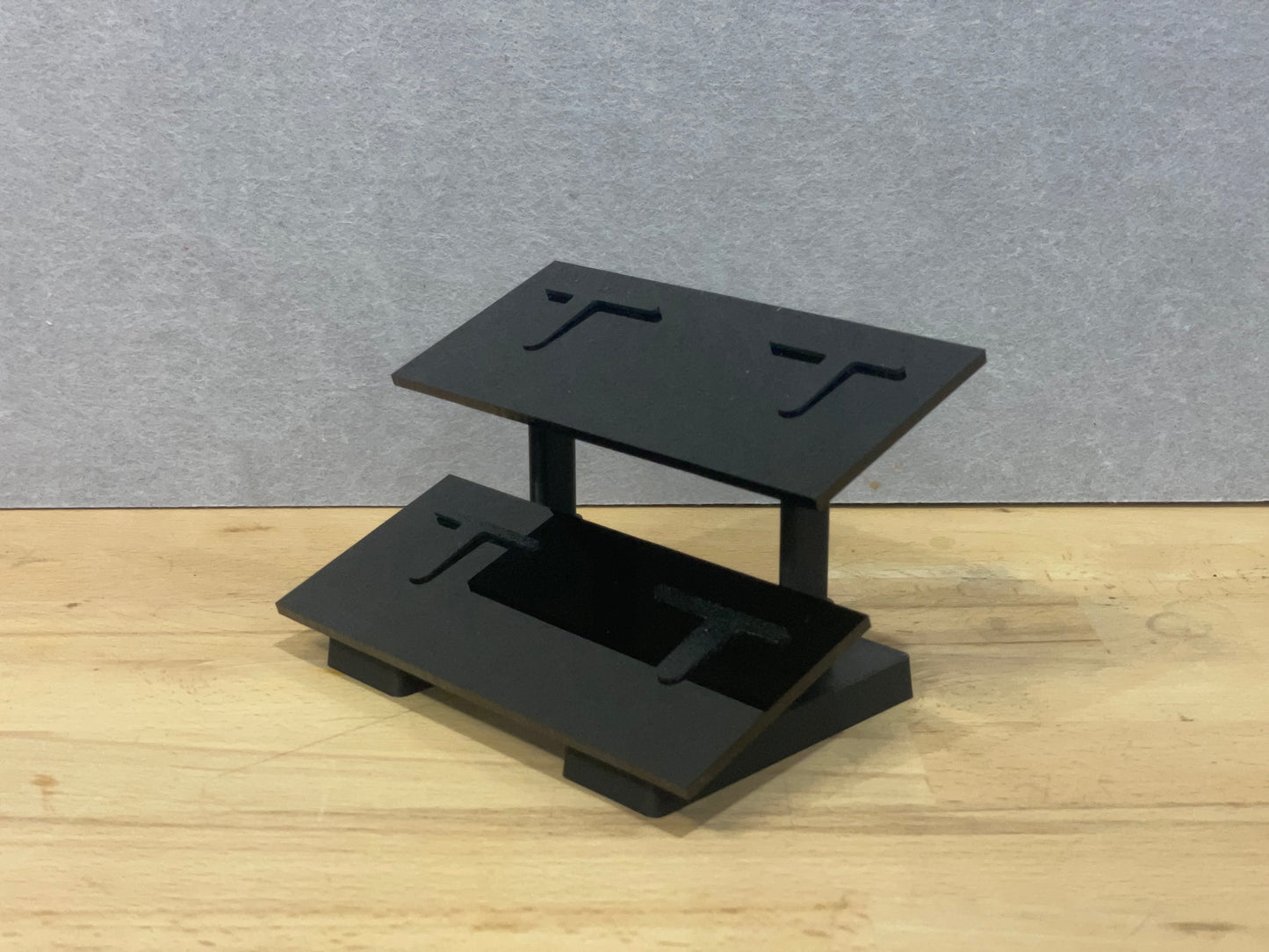 1:43 Scale Model Display Stand | 2 Tier (Angled)