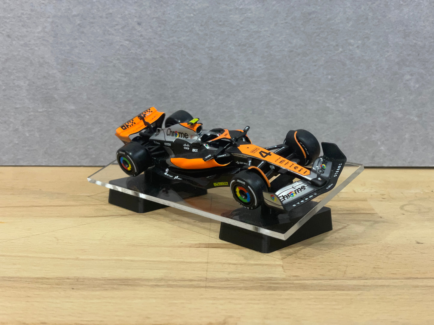 1:43 Scale Model Display Stand | Single Tier (Angled)