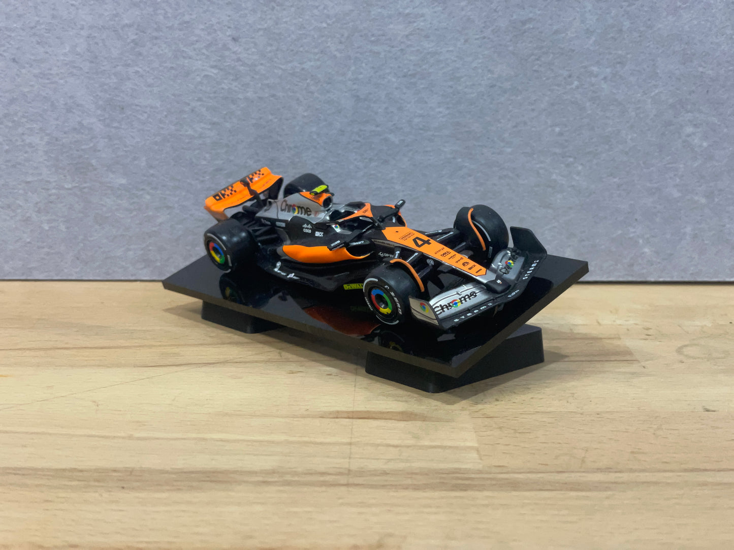 1:43 Scale Model Display Stand | Single Tier (Angled)