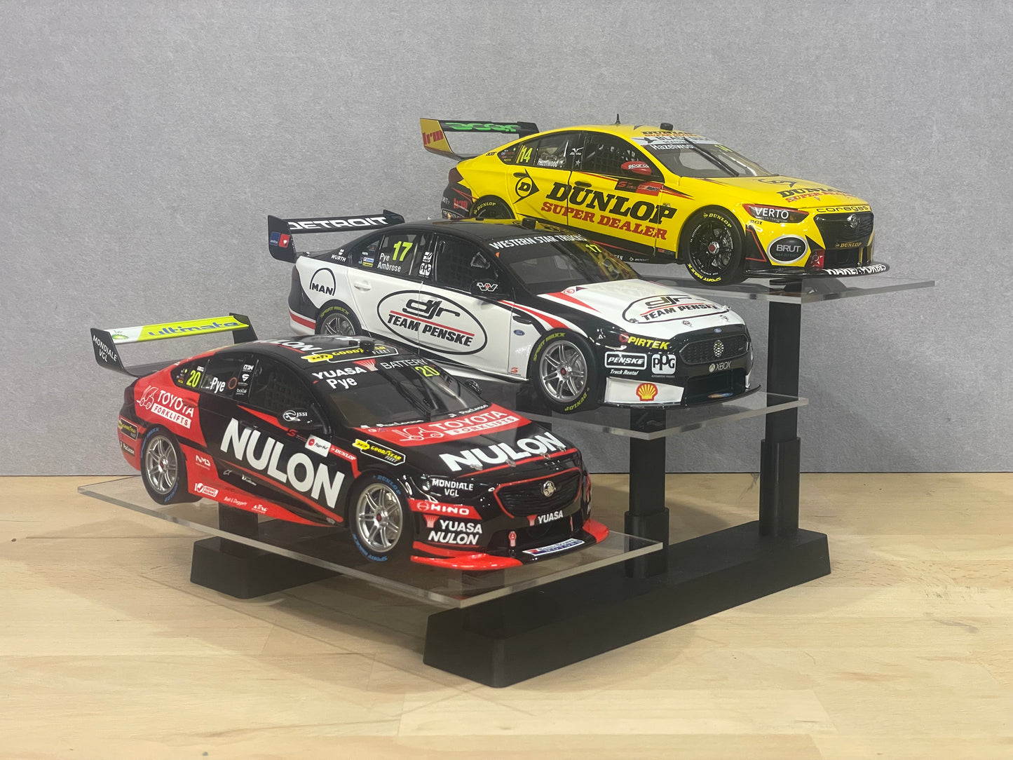 Scale Model Level Display Stand | 3 Tier | 1:18 Scale