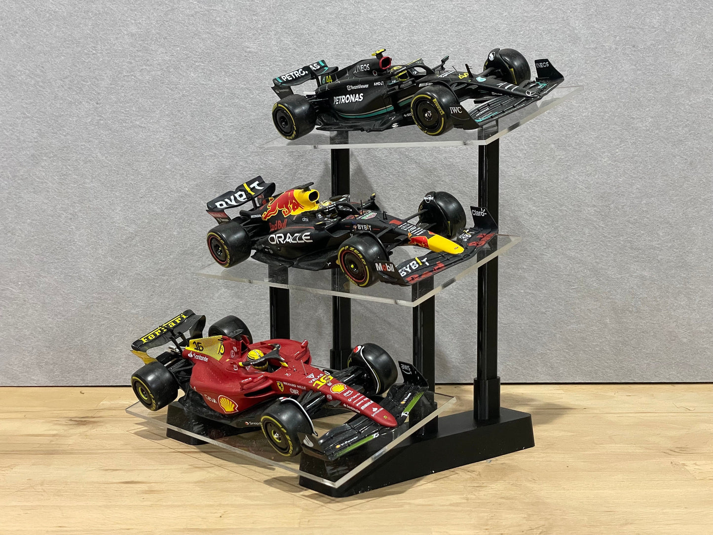 Scale Model Angled Display Stand | 3 Tier | 1:24 Scale
