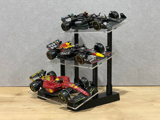 Scale Model Angled Display Stand | 3 Tier | 1:24 Scale