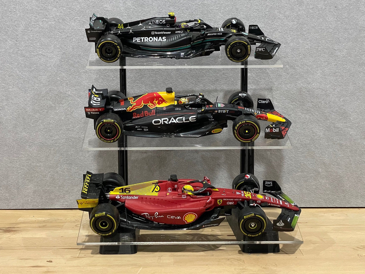 Scale Model Angled Display Stand | 3 Tier | 1:24 Scale