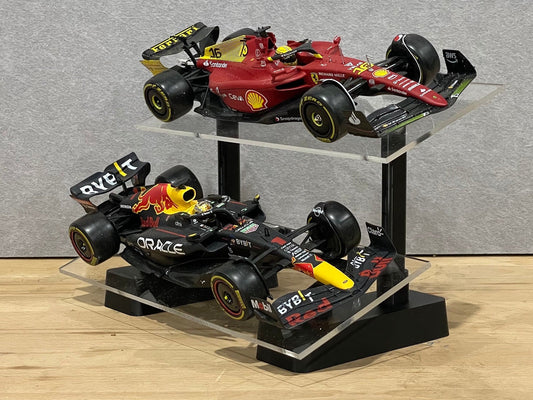 Scale Model Angled Display Stand | 2 Tier | 1:24 Scale